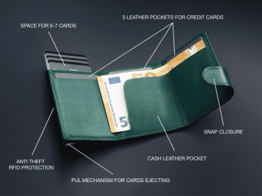 Logo trade promotional products picture of: RFID wallet 618131